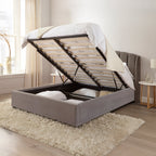 Cadre de lit coffre plissé Barnet