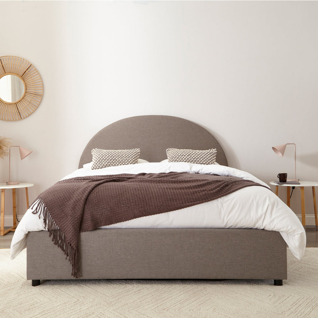 Cadre de lit coffre demi-cercle Hounslow