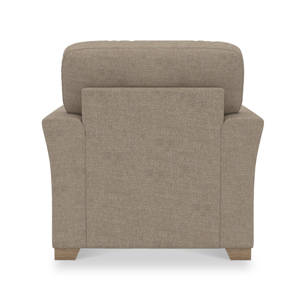 Fauteuil en tissu à tissage texturé Cheswick