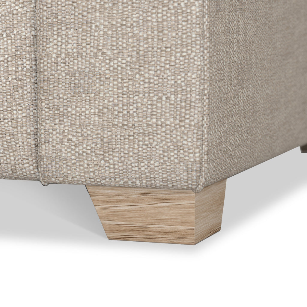 Fauteuil en tissu à tissage texturé Cheswick