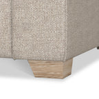 Fauteuil en tissu à tissage texturé Cheswick