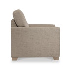 Fauteuil en tissu à tissage texturé Cheswick