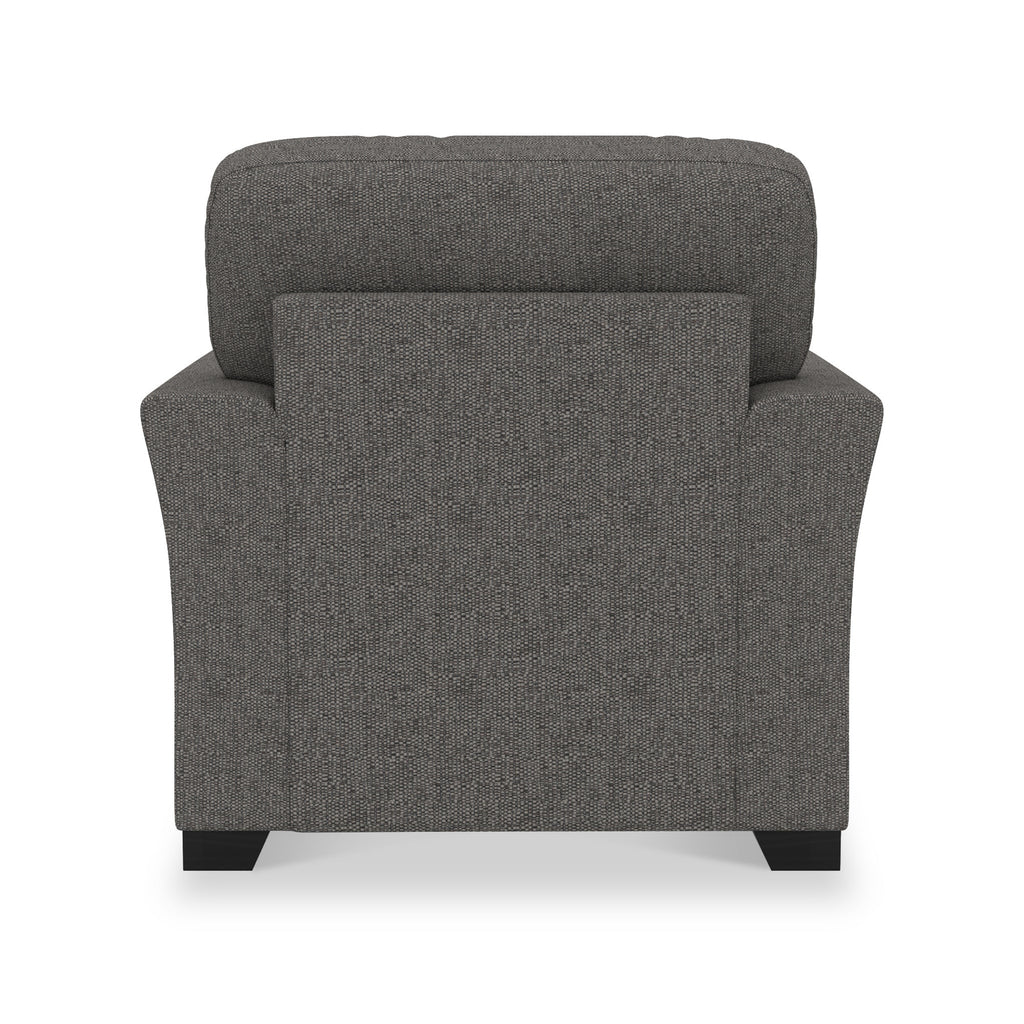 Fauteuil en tissu à tissage texturé Cheswick