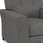 Fauteuil en tissu à tissage texturé Cheswick