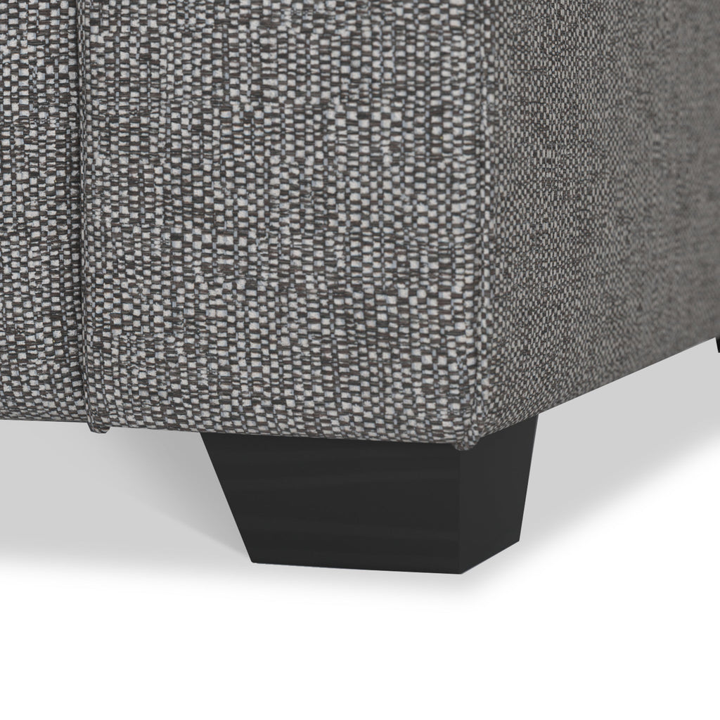 Fauteuil en tissu à tissage texturé Cheswick