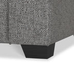 Fauteuil en tissu à tissage texturé Cheswick