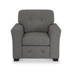 Fauteuil en tissu à tissage texturé Cheswick
