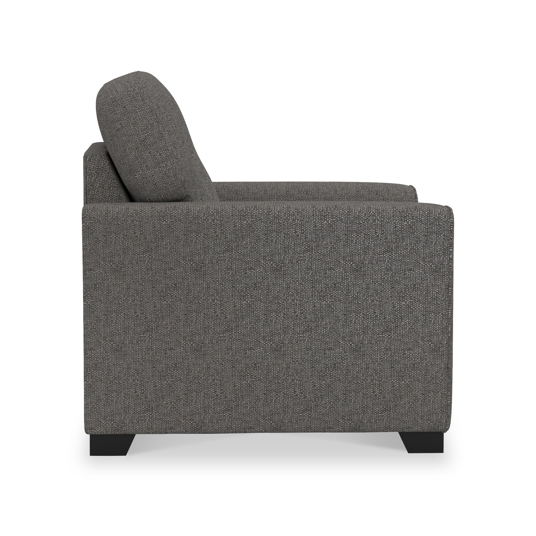Fauteuil en tissu à tissage texturé Cheswick