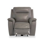 Fauteuil inclinable électrique en cuir Walter Grey