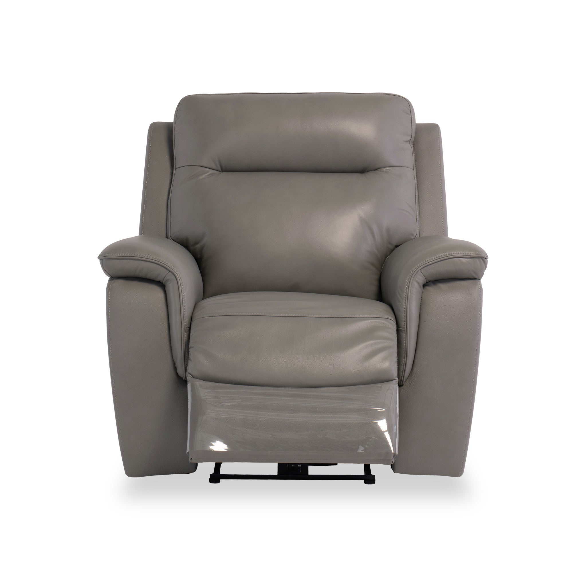 Fauteuil inclinable électrique en cuir Walter Grey