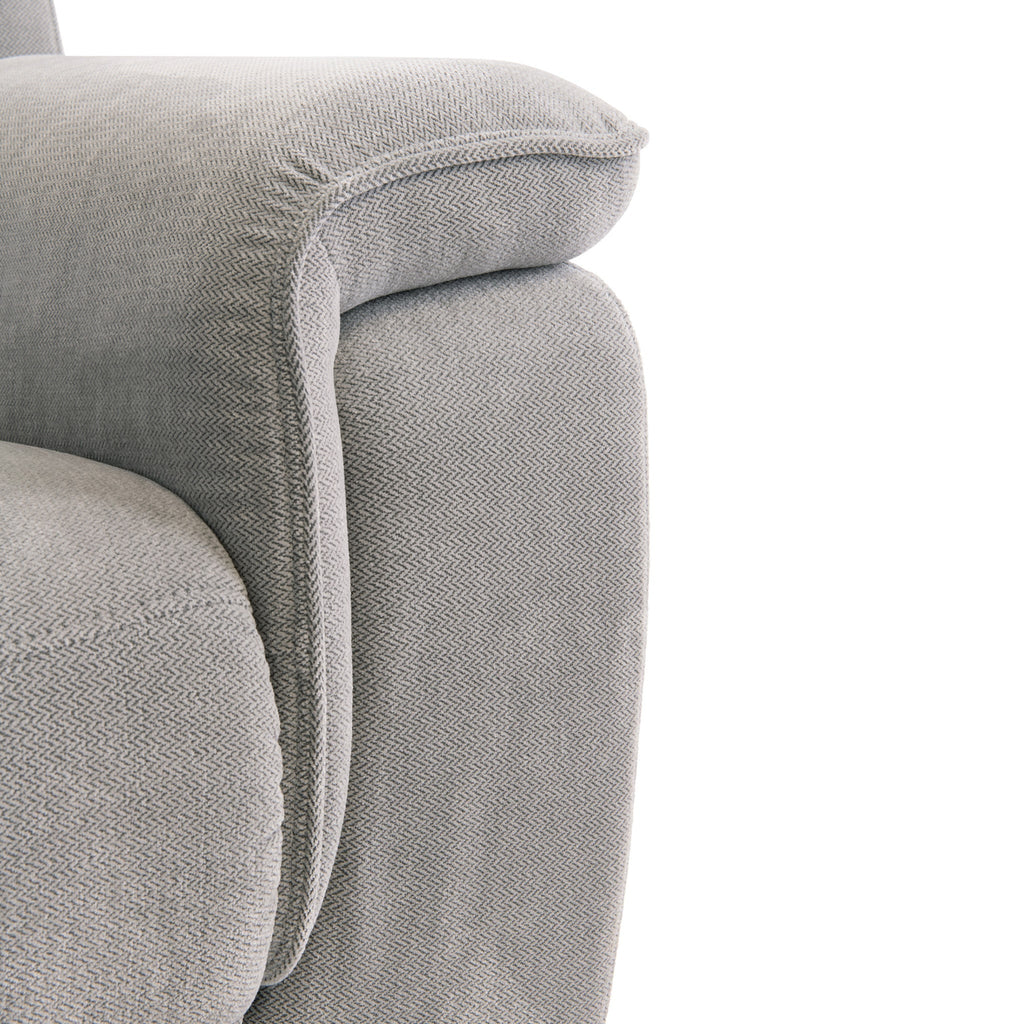 Fauteuil inclinable électrique en tissu Weston