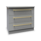 Commode à 3 tiroirs Bramham grise