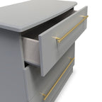 Commode à 3 tiroirs Bramham grise