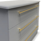 Commode à 3 tiroirs Bramham grise