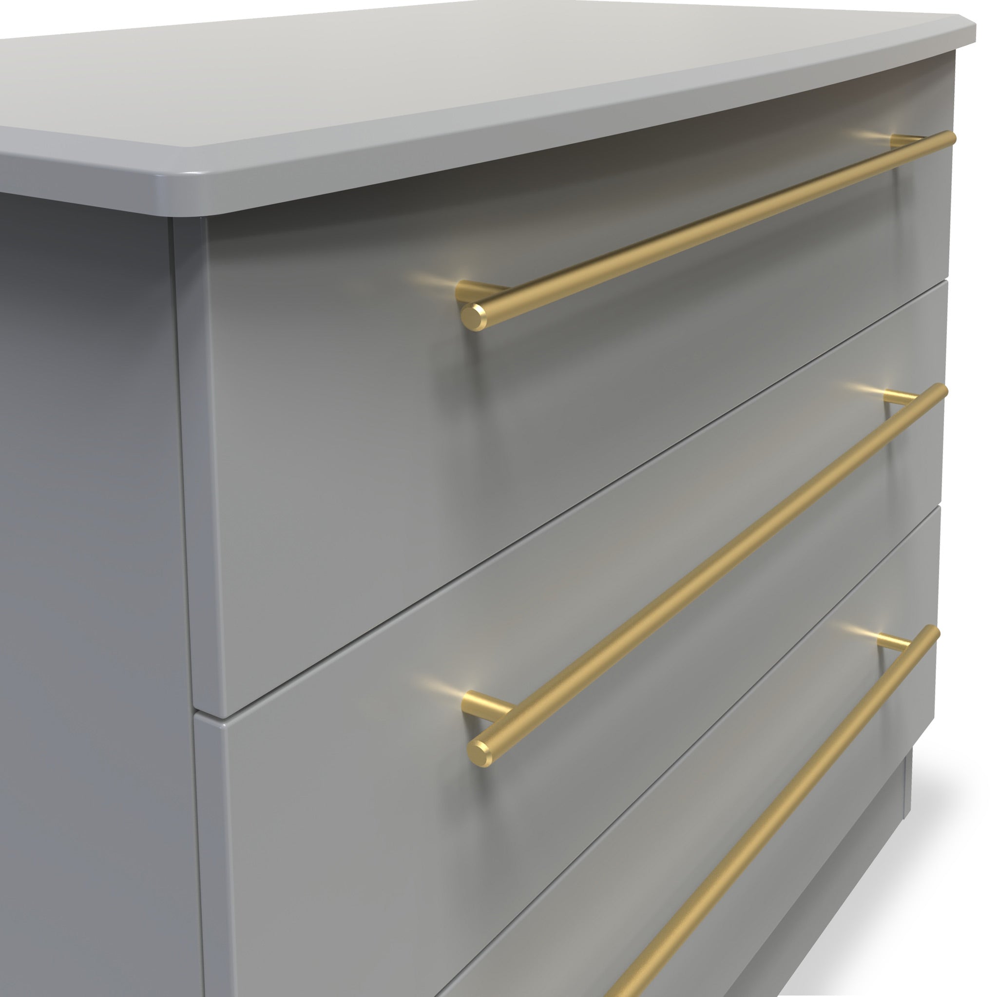 Commode à 3 tiroirs Bramham grise