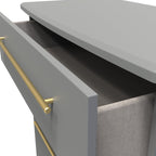 Commode profonde à 4 tiroirs Bramham grise