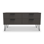 Meuble de rangement bas Moreno à 4 tiroirs