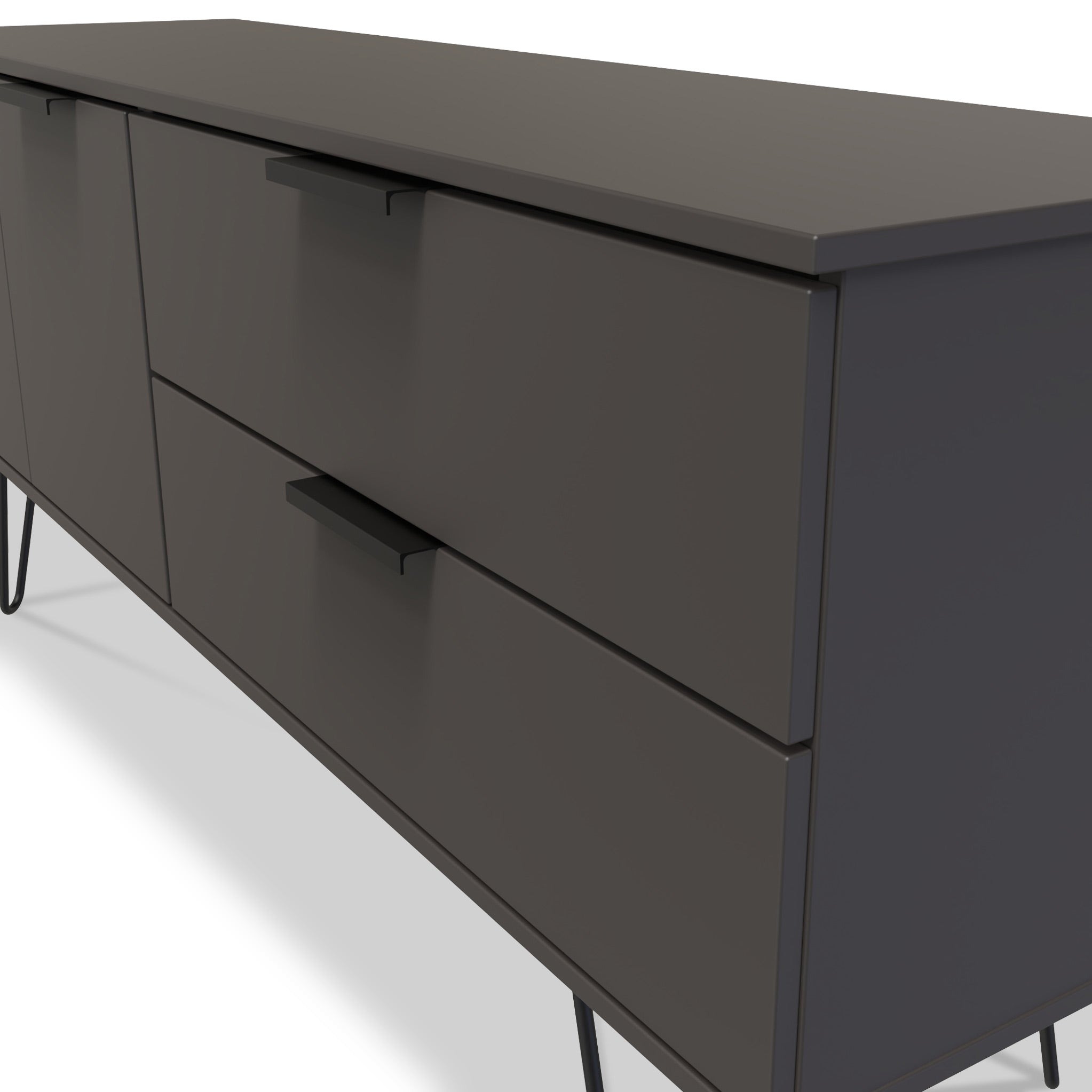 Buffet large Moreno à 2 tiroirs et 2 portes