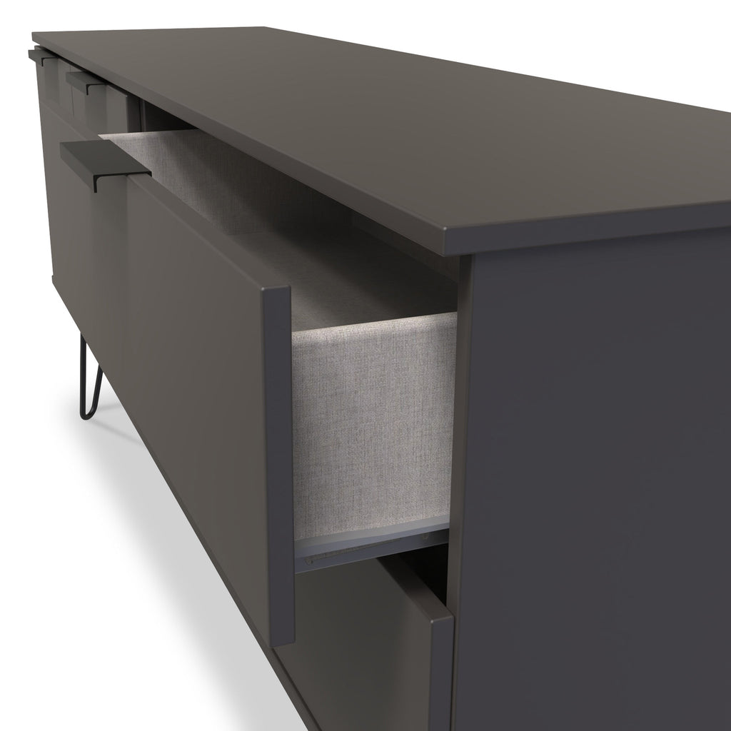 Buffet large Moreno à 2 tiroirs et 2 portes