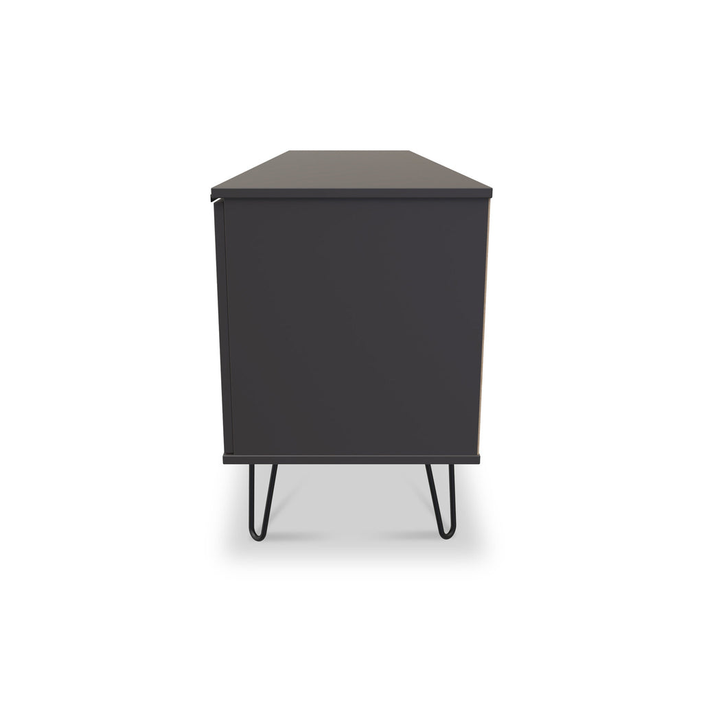 Meuble TV large Moreno à 2 portes et 1 tiroir