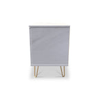 Meuble TV large Moreno Marble à 2 portes et 1 tiroir