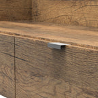 Meuble TV Moreno en chêne rustique