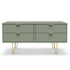 Meuble de rangement bas Moreno à 4 tiroirs