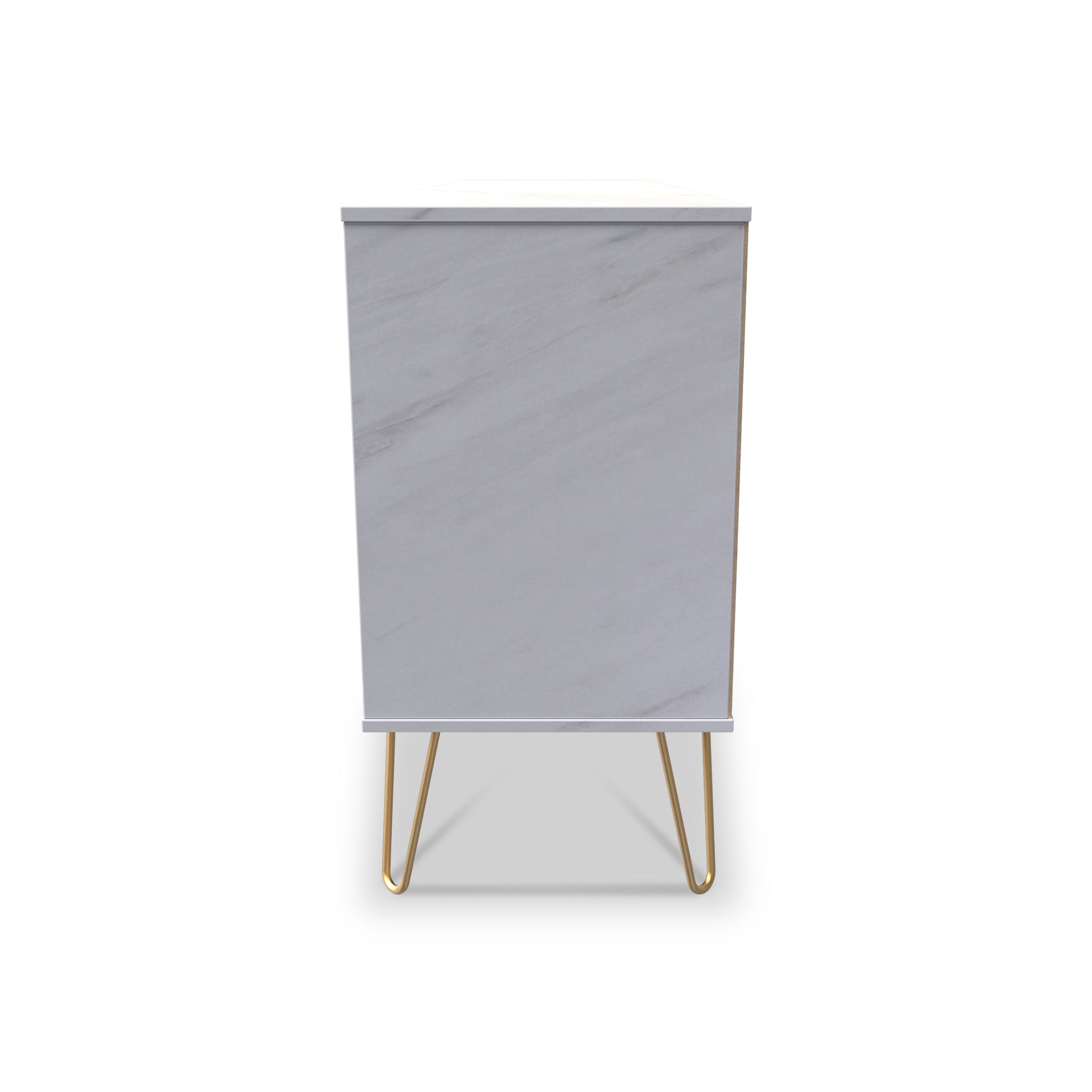 Buffet en marbre Moreno à 6 tiroirs