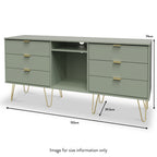 Buffet Moreno à 6 tiroirs