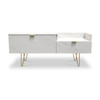 Meuble TV effet marbre Moreno