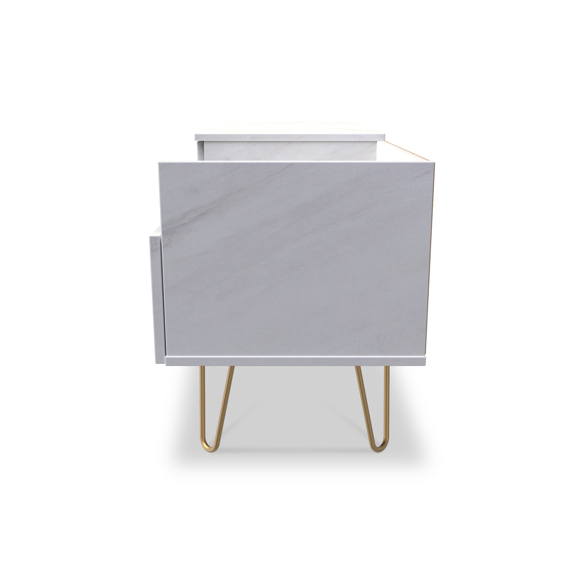 Meuble TV effet marbre Moreno