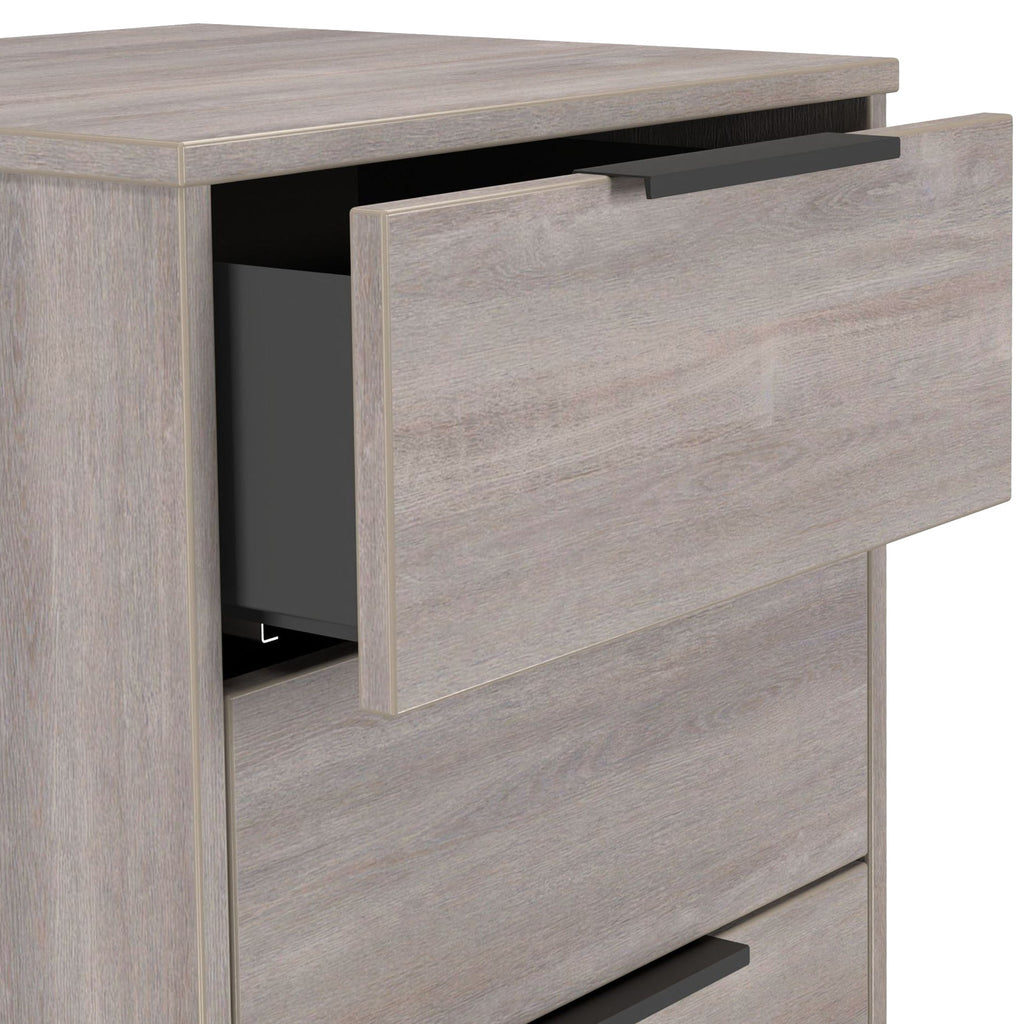 Commode haute Ashbourne à 5 tiroirs