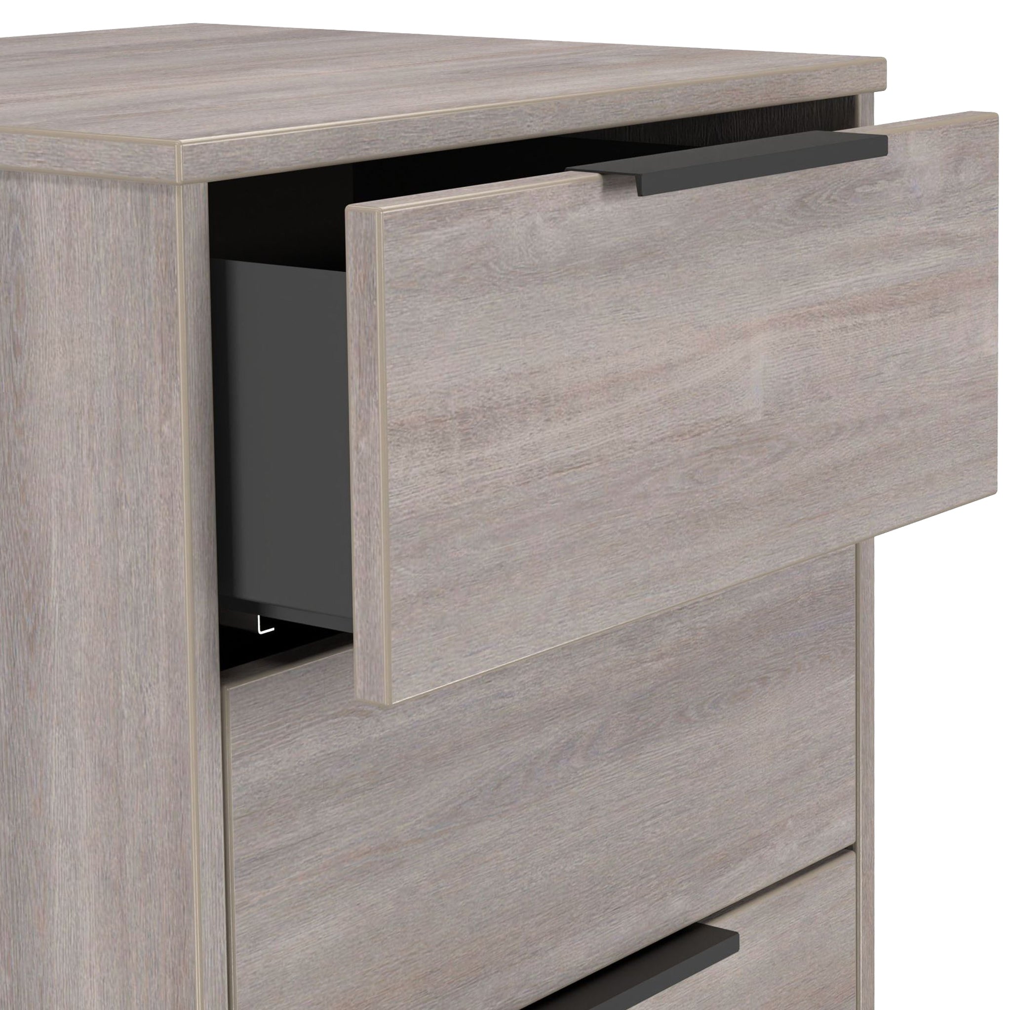 Commode haute Ashbourne à 5 tiroirs