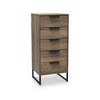 Commode haute Ashbourne à 5 tiroirs
