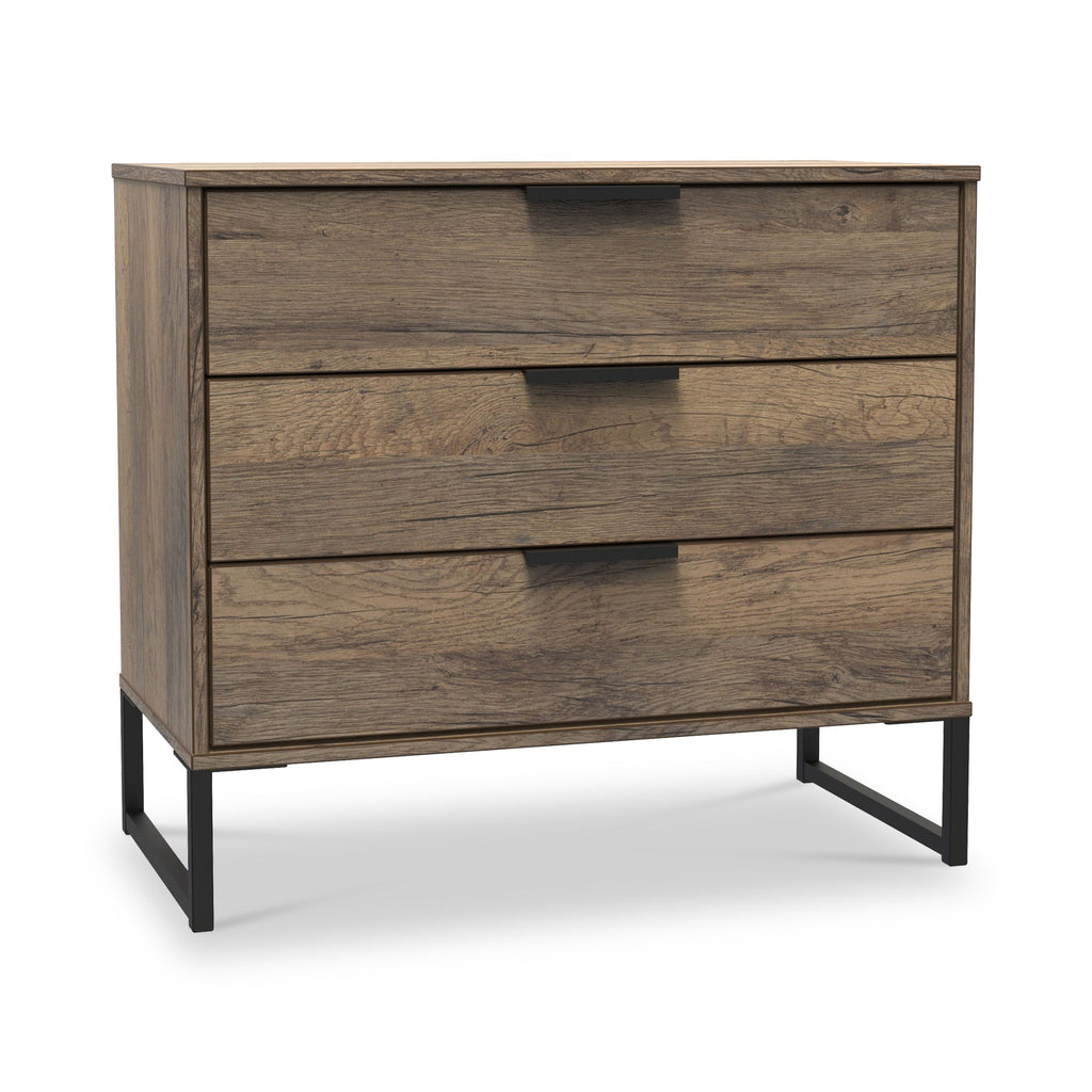 Commode large à 3 tiroirs Ashbourne