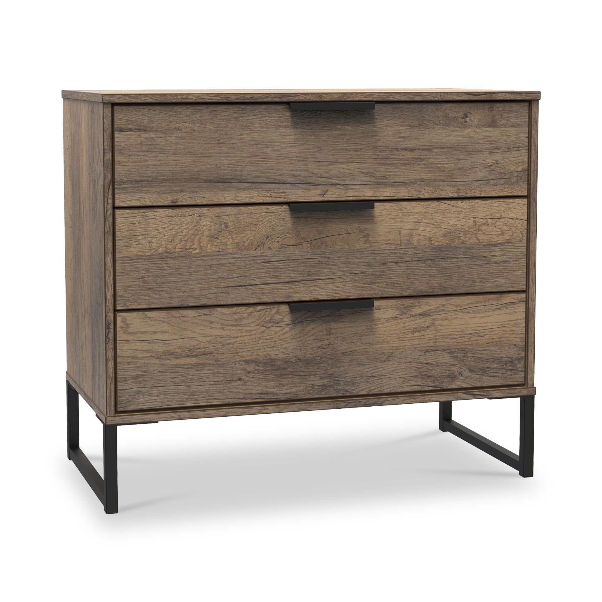 Commode large à 3 tiroirs Ashbourne