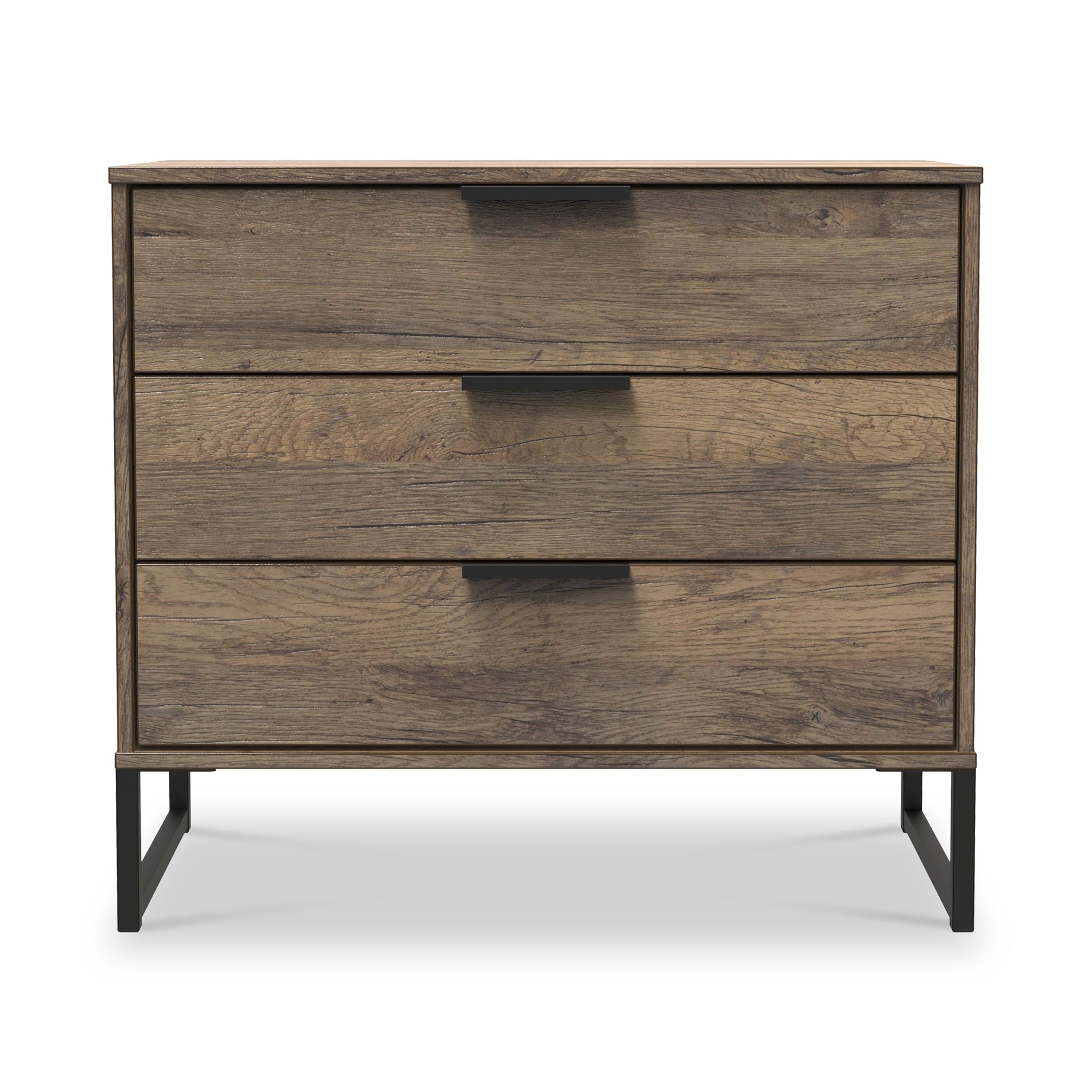 Commode large à 3 tiroirs Ashbourne