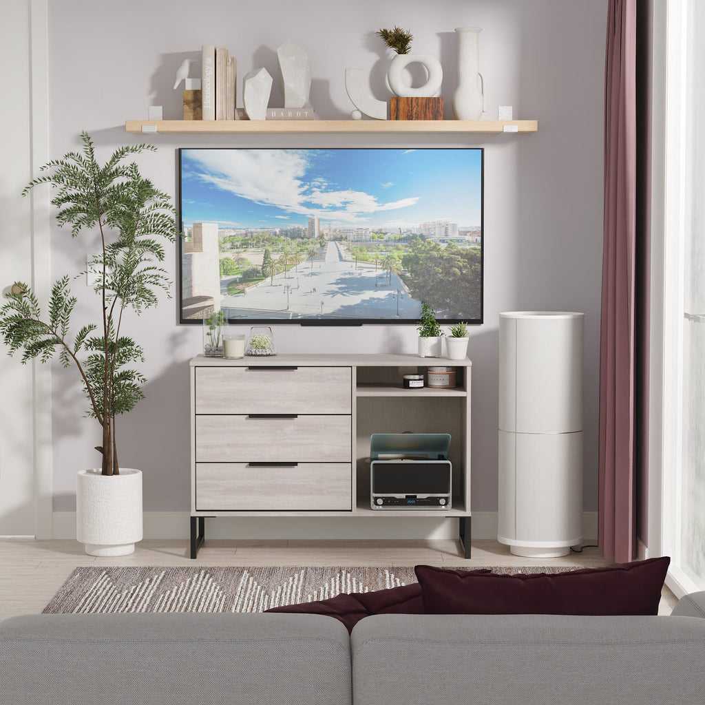 Meuble TV Ashbourne à 3 tiroirs