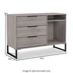 Meuble TV Ashbourne à 3 tiroirs