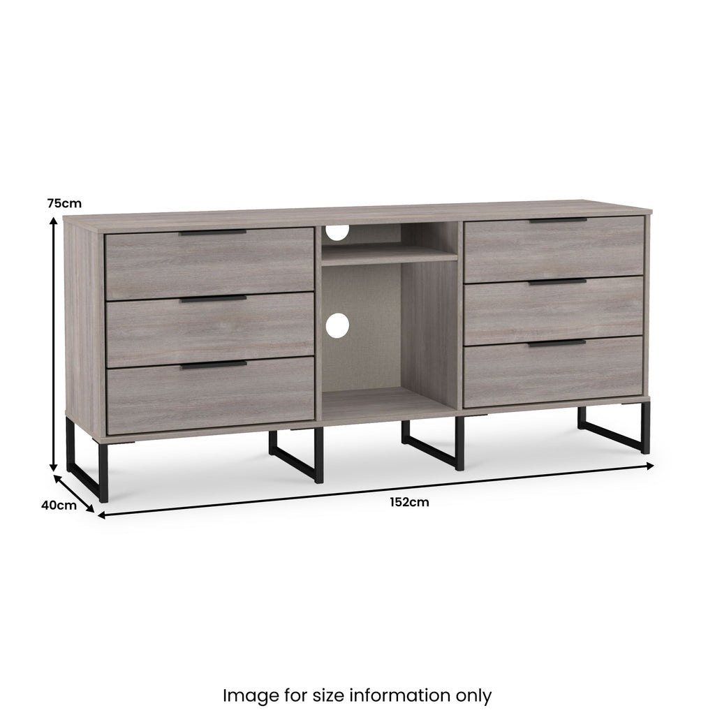 Buffet Ashbourne à 6 tiroirs