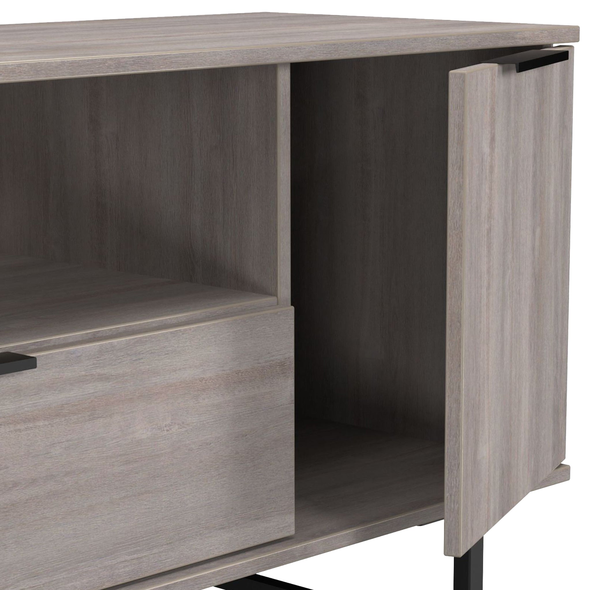 Meuble TV large Ashbourne à 2 portes et 1 tiroir