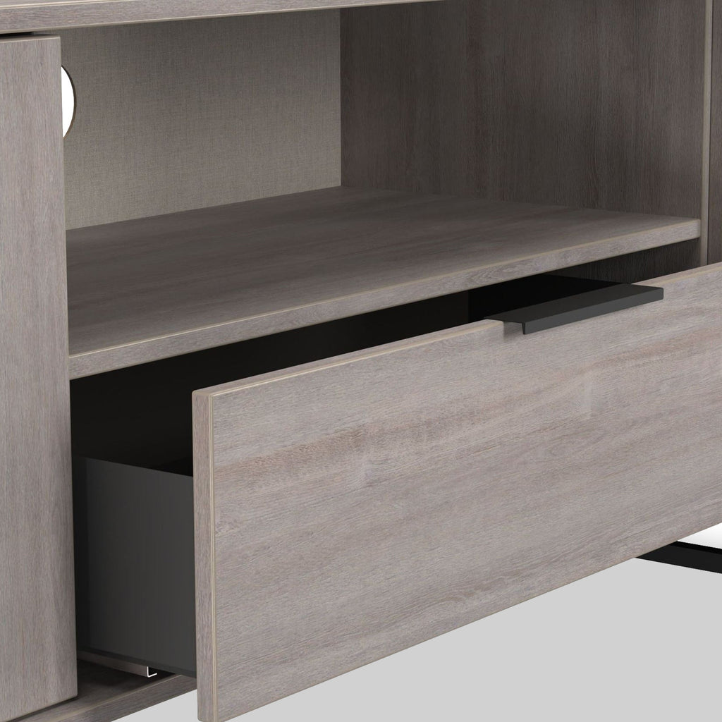 Meuble TV large Ashbourne à 2 portes et 1 tiroir