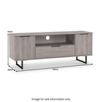 Meuble TV large Ashbourne à 2 portes et 1 tiroir