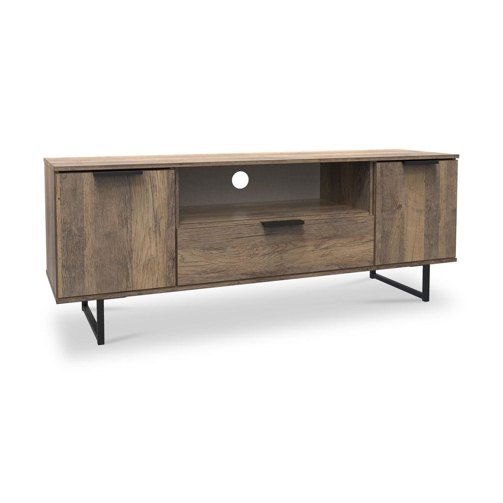 Meuble TV large Ashbourne à 2 portes et 1 tiroir