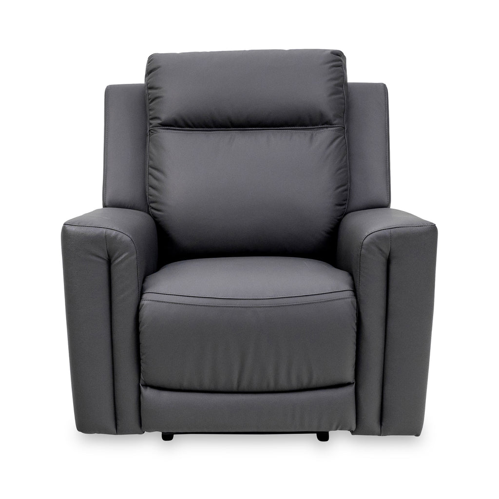 Fauteuil inclinable électrique en cuir Benton