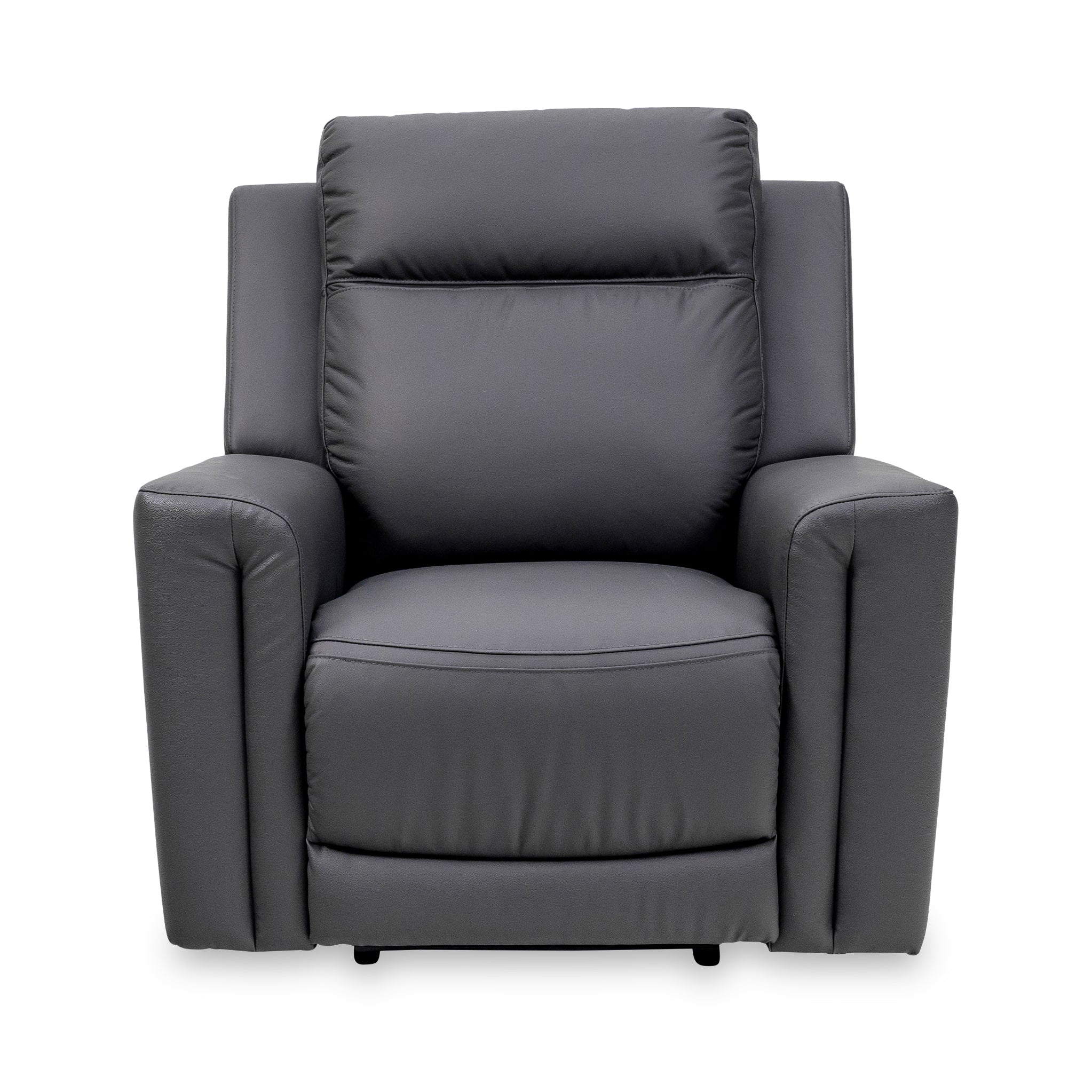 Fauteuil inclinable électrique en cuir Benton