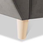 Fauteuil Edison en velours