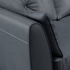 Fauteuil en cuir Edison