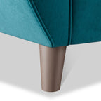 Fauteuil Edison en velours