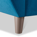 Fauteuil Edison en velours